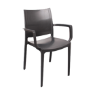 Кресло Irak Plastik Lara антрацит