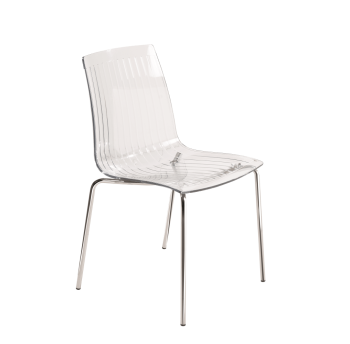 Стул Papatya X-Treme S прозрачно-чистый