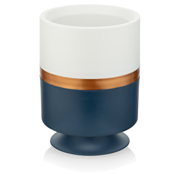 Горщик для квітів Ribbon 4 л вертикальний синій-білий