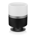 Горщик для квітів Ribbon 4 л вертикальний чорний-білий