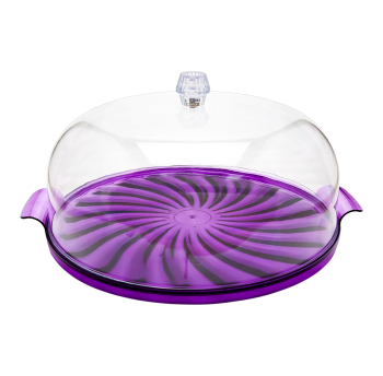 Тортовниця Кристал фіолетова