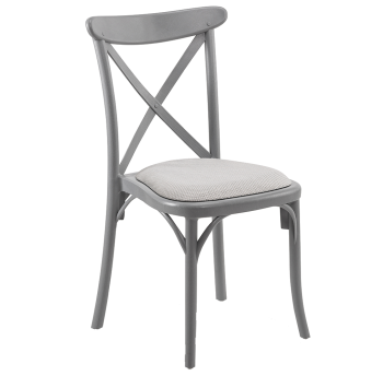 Стілець Tilia Capri Pad сірий цемент