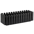 Горщик для квітів балконний Istanbul 9 л чорний