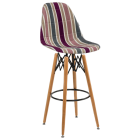 Стул барный Tilia Eos-V сиденье с тканью, ножки буковые ARTCLASS 903