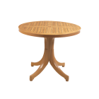 Стіл круглий Papatya Діва Плюс 90 тик під дерево