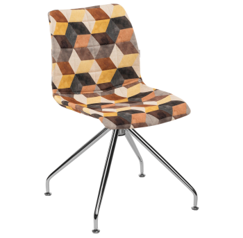 Стілець Tilia Lazer-Z сидіння з тканиною, ніжки металеві SIESTA 301