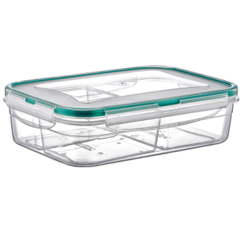 Контейнер Fresh Box 3 відсіки 0,5 л + 0,25 л + 0,25 л прозорий