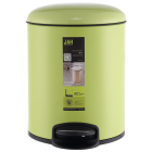 Ведро для мусора с педалью JAH 4 л зеленое