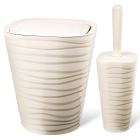 Набір для ванної кімнати Planet Welle 2 предмета кремовий