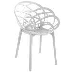 Кресло Papatya Flora матовый белый