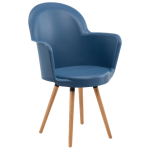 Кресло Tilia Gora-N ножки буковые синий джинс