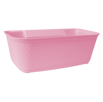 Смітник для кухні навісний рожевий