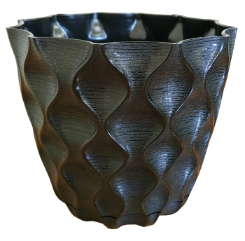 Горщик для квітів Venus 1,5 л чорний