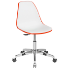 Стілець офісний Tilia Eos-Office помаранчевий - біла слонова кістка