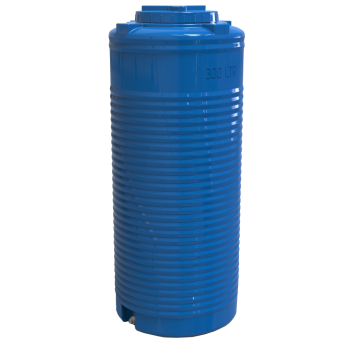 Ємність 300 л вузька вертикальна двошарова