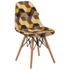 Стілець Tilia Eos-V сидіння з тканиною, ніжки букові SIESTA 301