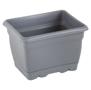 Горщик для квітів балконний Villa 2,75 л антрацитовий