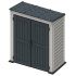 Сарай пластиковый YardMate 171x92x202 см темно-серый