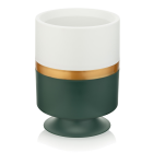 Горщик для квітів Ribbon 4 л вертикальний зелений-білий