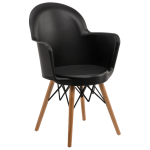 Кресло Tilia Gora-V ножки буковые черное