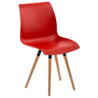 Стул Tilia Laser-N ножки буковые красный