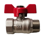 Кран шаровый 1/2" Кран шаровый 1/2"