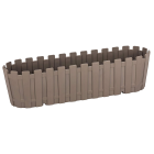 Горщик для квітів балконний Akasya 9 л сіро-коричневий