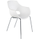 Крісло Papatya Opal-ML PRO білий, ніжки хром