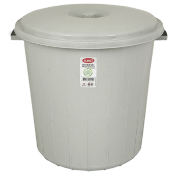 Мусорный бак Planet 35 л серый