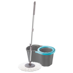 Набір для прибирання Planet Spin Mop Joy 16 л сірий - синій Набір для прибирання Planet Spin Mop Joy 16 л сірий - синій