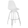 Стілець барний Tilia Eos-M ніжки металеві хромовані біла слонова кістка - біла слонова кістка