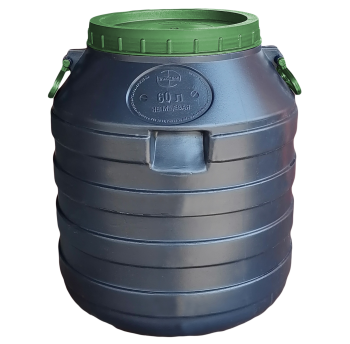 Бидон 60 л непищевой Г ПБ черный