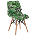 Стілець Tilia Laser-V ніжки букові, сидіння з тканиною VOKATO