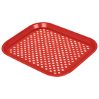 Піднос протиковзке покриття червоний