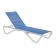 Шезлонг Papatya Wave білий 01, сітка блакитна 5009