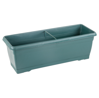 Горщик для квітів балконний Villa 10 л зелений