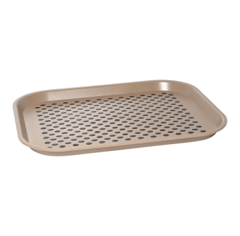 Піднос протиковзке покриття кремовий