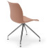 Стілець Tilia Lazer-Z ніжки хромовані світло-коричневий