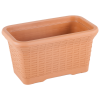 Горщик для квітів балконний Wire 6,5 л теракотовий 
