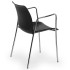 Крісло Tilia Laser ніжки хромовані чорне