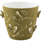 Горщик для квітів 3D 0,7 л темно-зелений