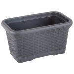 Горщик для квітів балконний Wire 6,5 л антрацитовий Горщик для квітів балконний Wire 6,5 л антрацитовий