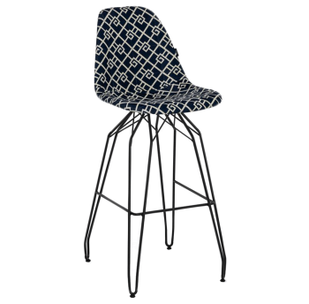 Стілець барний Tilia Eos-M сидіння з тканиною, ніжки металеві фарбовані ARTCLASS 805