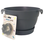 Горщик для квітів Manolya Macrame 5 л антрацитовий Горщик для квітів Manolya Macrame 5 л антрацитовий