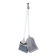 Мітла з совком Irak Plastik Polo сіра