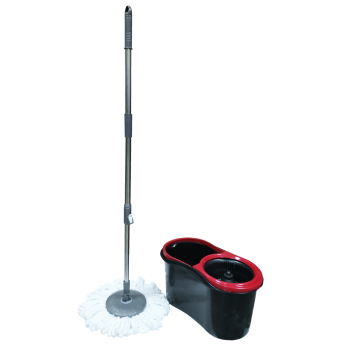 Набір для прибирання Planet Spin Mop Eco 13 л чорний