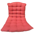 Подушка пуф велика з'ємна Mambo тканина Linen червоний 1009 Papatya