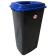 Бак для сортировки мусора 70 л Planet "Бумага" антрацитовый-синий
