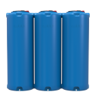 Ємність-модуль 3000 л вузька вертикальна блакитна  