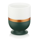 Горщик для квітів Ribbon 1,6 л овальний зелений-білий